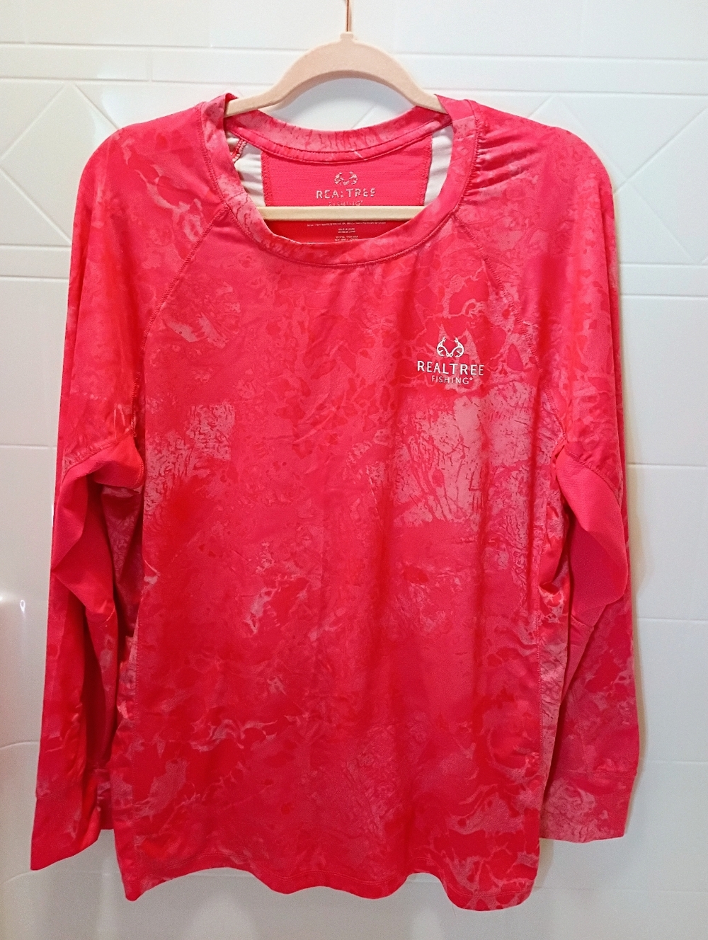 Realtree Performance Fishing Tee - Pink Camo